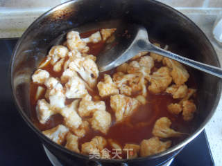 茄汁菜花的做法步骤：3
