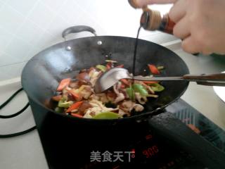 素炒香菇的做法步骤：6