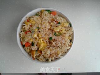 香葱焗蛋炒饭的做法步骤：10