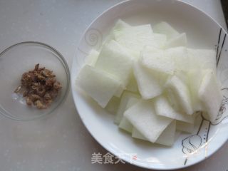 海米冬瓜的做法步骤：3