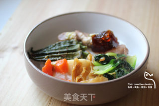 拯救剩菜——混搭拌饭的做法步骤：4