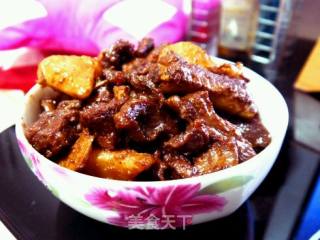 排骨鸡胗压土豆的做法步骤：13