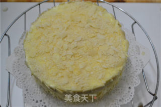 简单材料也能轻松打造出清新系甜点——【奶油杏仁蛋糕】的做法步骤：17