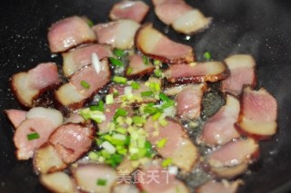 蕨菜炒腊肉的做法步骤：4