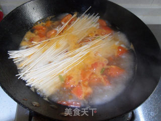 葱花菠菜面的做法步骤：9