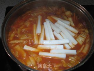 韩式辣炒年糕的做法步骤：6