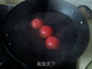 茄汁丸子汤的做法步骤：2