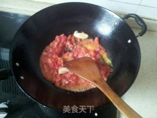 茄汁丸子汤的做法步骤：6