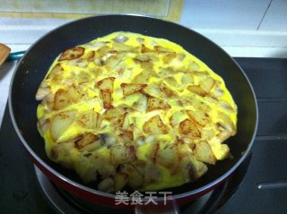香煎土豆蘑菇的做法步骤：13