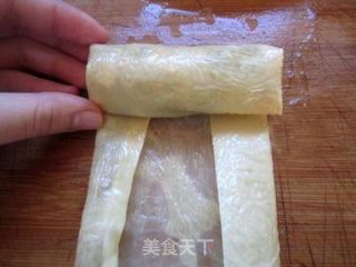 香糯豆皮卷的做法步骤：2
