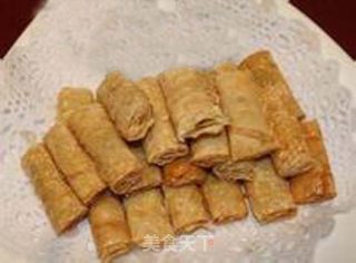 香糯豆皮卷的做法步骤：3
