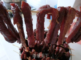 风干牛肉干的做法步骤：4