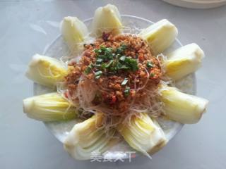 蒜蓉粉丝娃娃菜的做法步骤：10