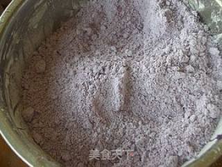 紫薯黑芝麻汤圆的做法步骤：2