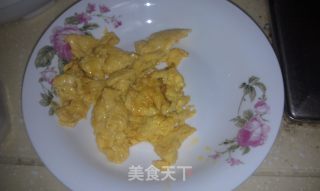 菠菜炒蛋的做法步骤：2