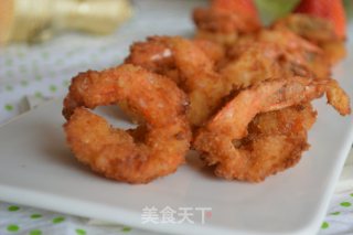 凤尾虾排的做法步骤：9