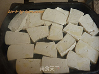 炕豆腐佐蕃茄酱的做法步骤：3