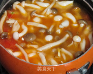 番茄蘑菇浓汤的做法步骤：8
