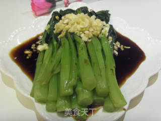 白灼芥蓝的做法步骤：4