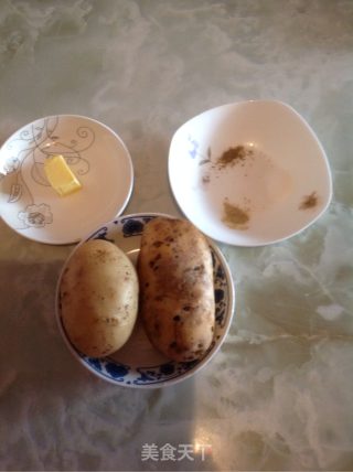 香煎土豆的做法步骤：1