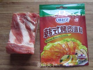 简易韩式烤肉的做法步骤：1