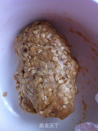 红糖燕麦饼的做法步骤：3