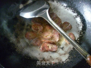 腊肠炒西芹的做法步骤：6