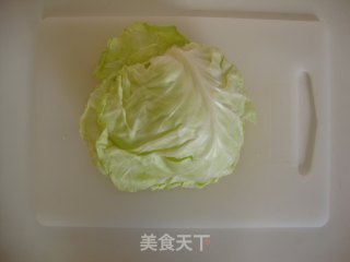 卷心菜肉卷的做法步骤：2
