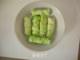 卷心菜肉卷的做法步骤：7