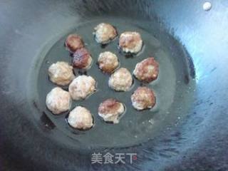 肉丸煮白萝卜的做法步骤：4