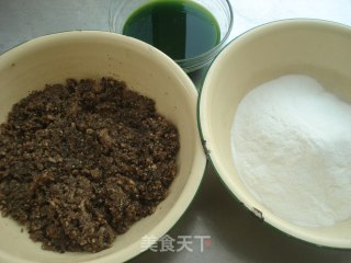 五仁双色汤圆的做法步骤：1