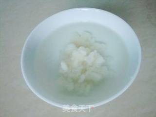 西瓜椰汁雪蛤的做法步骤：1
