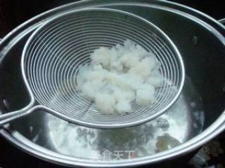 西瓜椰汁雪蛤的做法步骤：2