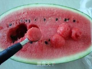 西瓜椰汁雪蛤的做法步骤：5