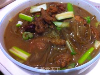 铁观音香菇粉皮鸡的做法步骤：1