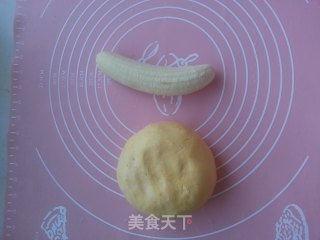 南瓜糯米香蕉条的做法步骤：6