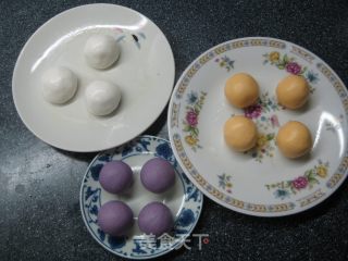 三色汤圆的做法步骤：15