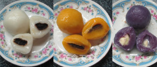 三色汤圆的做法步骤：18
