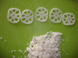 香炸豆沙藕丸子的做法步骤：3