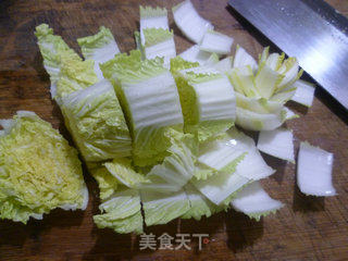 香干鸡胗炒娃娃菜的做法步骤：4