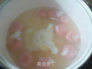 鸡蛋草莓汤圆的做法步骤：9