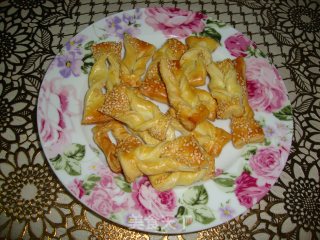 【芝麻酥＆香蕉酥】-----酥酥脆脆真好吃~~的做法步骤：9