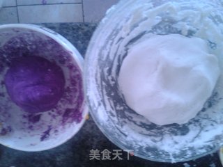 紫薯芝麻汤圆的做法步骤：2