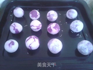 紫薯芝麻汤圆的做法步骤：7