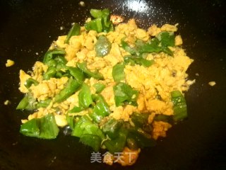 青椒炒鸡蛋的做法步骤：6