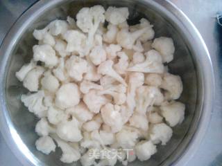 肉片炒菜花的做法步骤：5