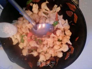 肉片炒菜花的做法步骤：13