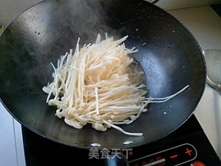 韭菜炒金针菇的做法步骤：5