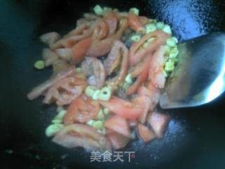 茄汁菜花焖面的做法步骤：7