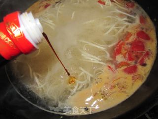 蘑菇蔬菜汤面的做法步骤：11